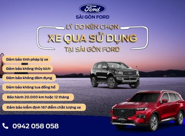 Cập nhật kho xe đã qua sử dụng đạt chuẩn của Sài Gòn Ford 12/10/2024